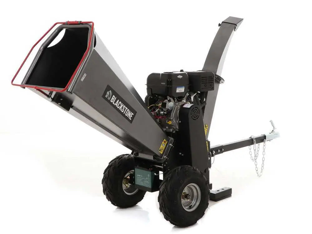 BlackStone BC 1500 LE - Broyeur de branches thermique professionnel - Moteur essence Loncin 12,24 CV