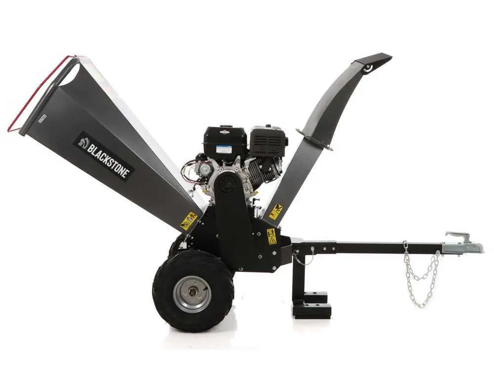 BlackStone BC 1500 LE - Broyeur de branches thermique professionnel - Moteur essence Loncin 12,24 CV