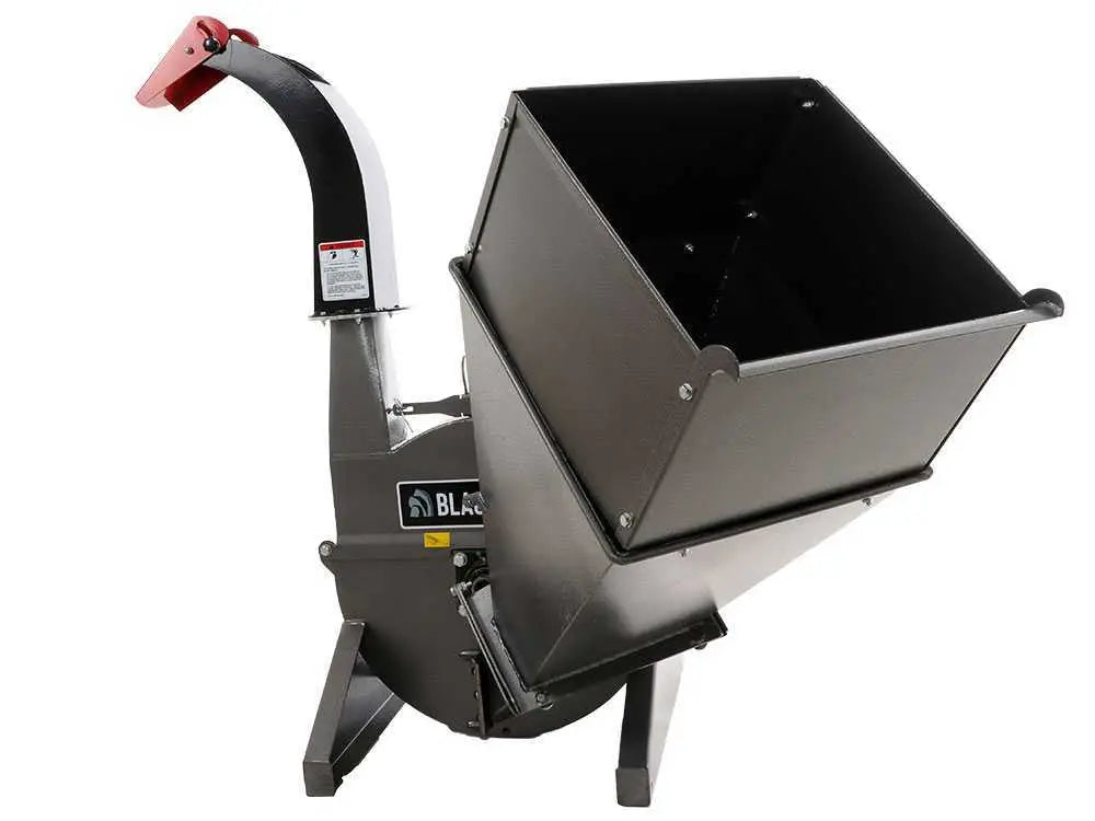 Broyeur de branches à tracteur Blackstone BTC100, avec système de coupe à 4 lames - diamètre du bois 100 mm