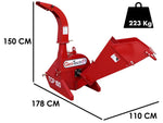 Broyeur de branches à tracteur GeoTech Pro TCP 100