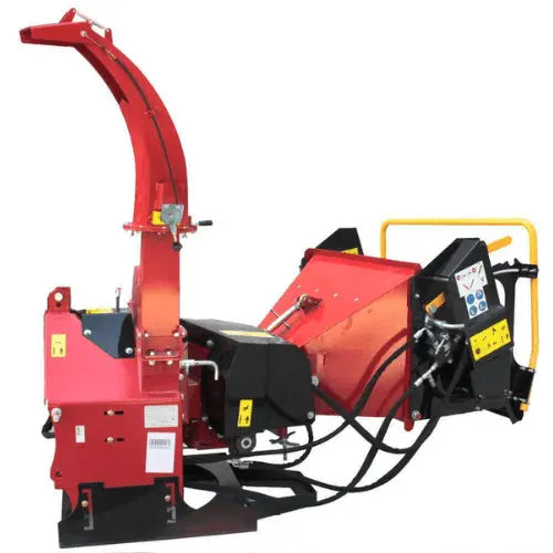 Broyeur de branches à tracteur GeoTech Pro WS52R avec rouleaux d'entraînement à commande hydraulique