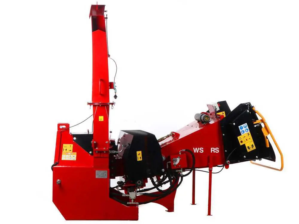 Broyeur de branches à tracteur GeoTech Pro WS52R avec rouleaux d'entraînement à commande hydraulique