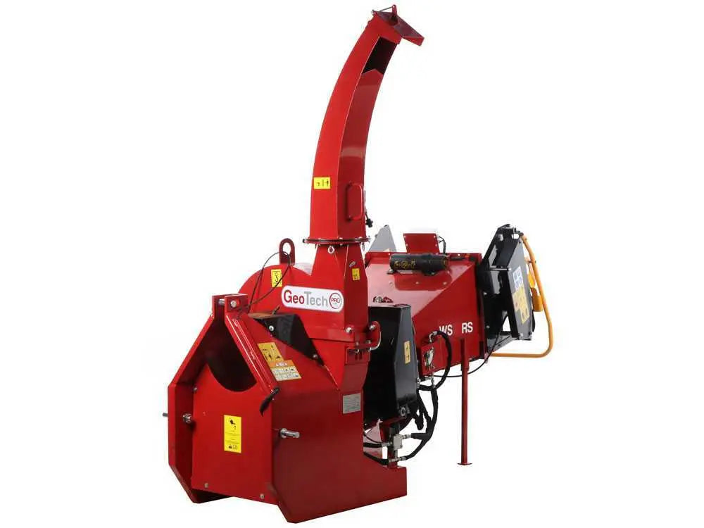 Broyeur de branches à tracteur GeoTech Pro WS52R avec rouleaux d'entraînement à commande hydraulique