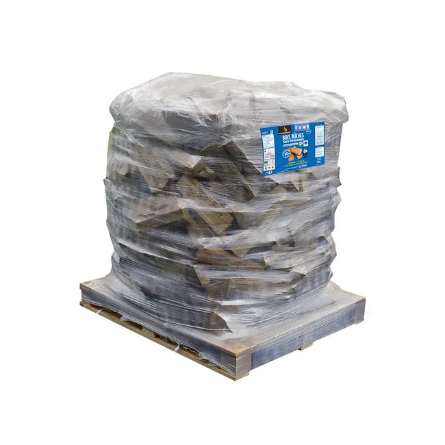 Bois de chauffage bûches extra sec L.30 cm, 1.45 stères
