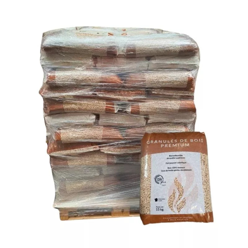 Pellet Rochefort Pellets – Palette de 65 sacs de 15kg